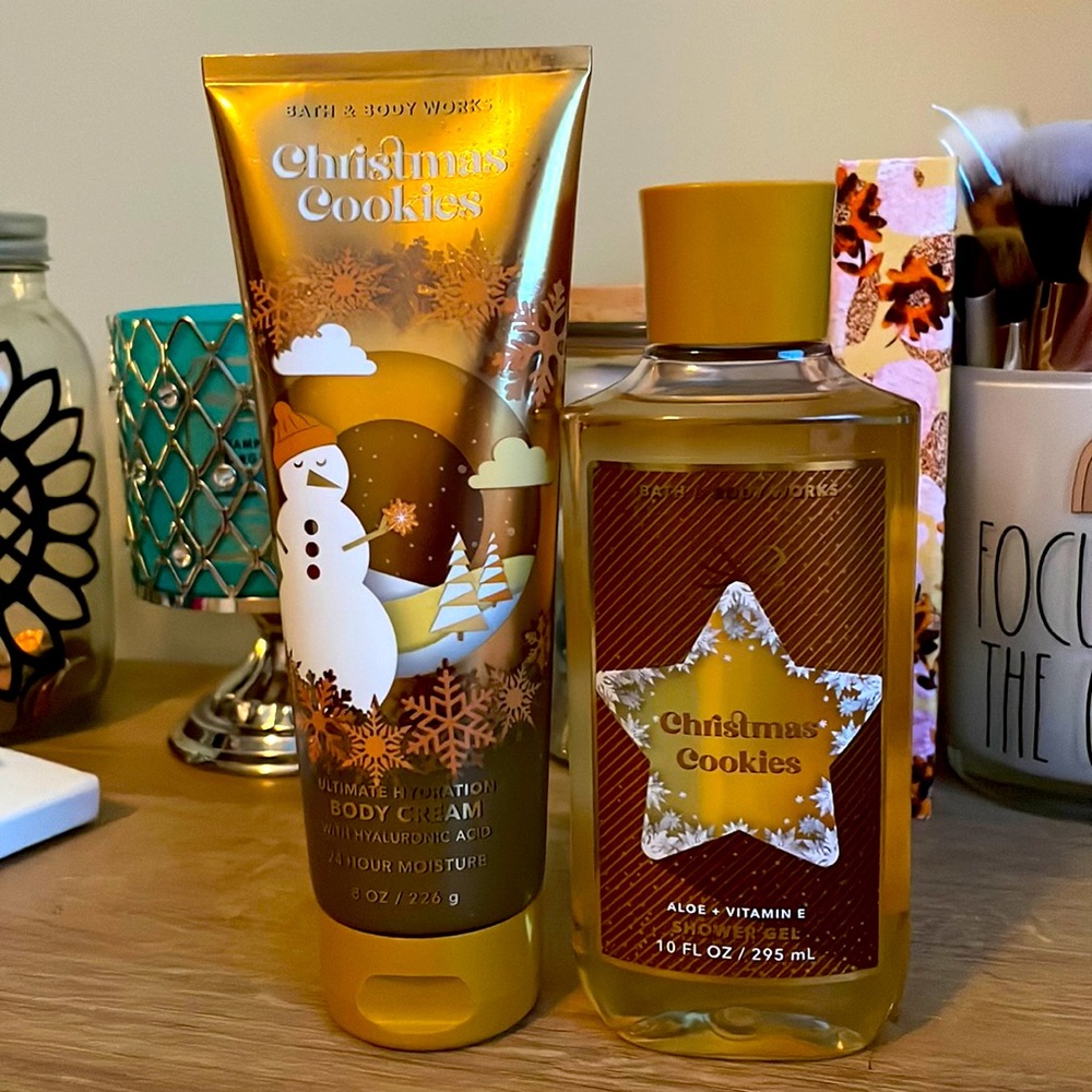 Brand new Christmas Cookies scent set from Bath and Body Works